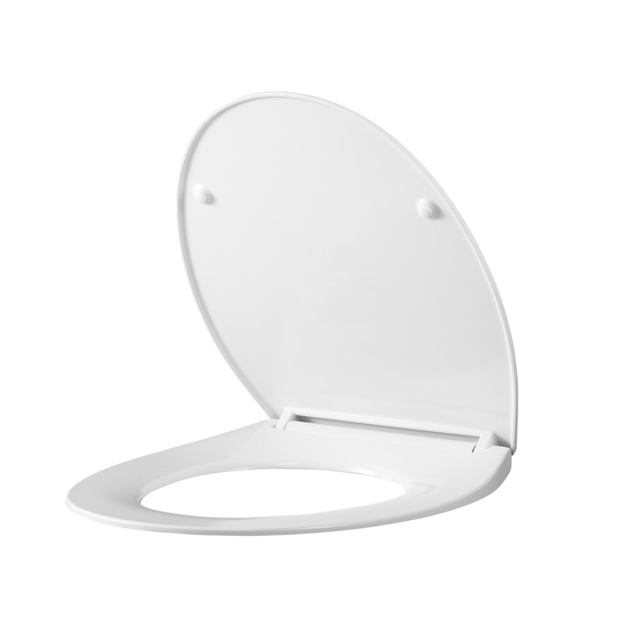 Wall Hung Rimless Toilet with Soft Close Seat, Chrome Pneumatic Flush Plate, 820mm Frame & Cistern – Alcor