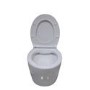 Wall Hung Rimless Toilet with Soft Close Seat, Chrome Pneumatic Flush Plate, 1168mm Frame & Cistern – Alcor