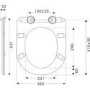 Close Coupled Rimless Short Projection Toilet with Soft Close Seat - Newport