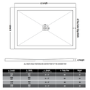 1200 x 900mm Brushed Brass Rectangular Hinged Shower Enclosure with Low Profile Shower Tray - Pavo