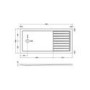 1700 x 800mm Chrome Walk in Shower Enclosure Suite with Toilet and Basin - Corvus