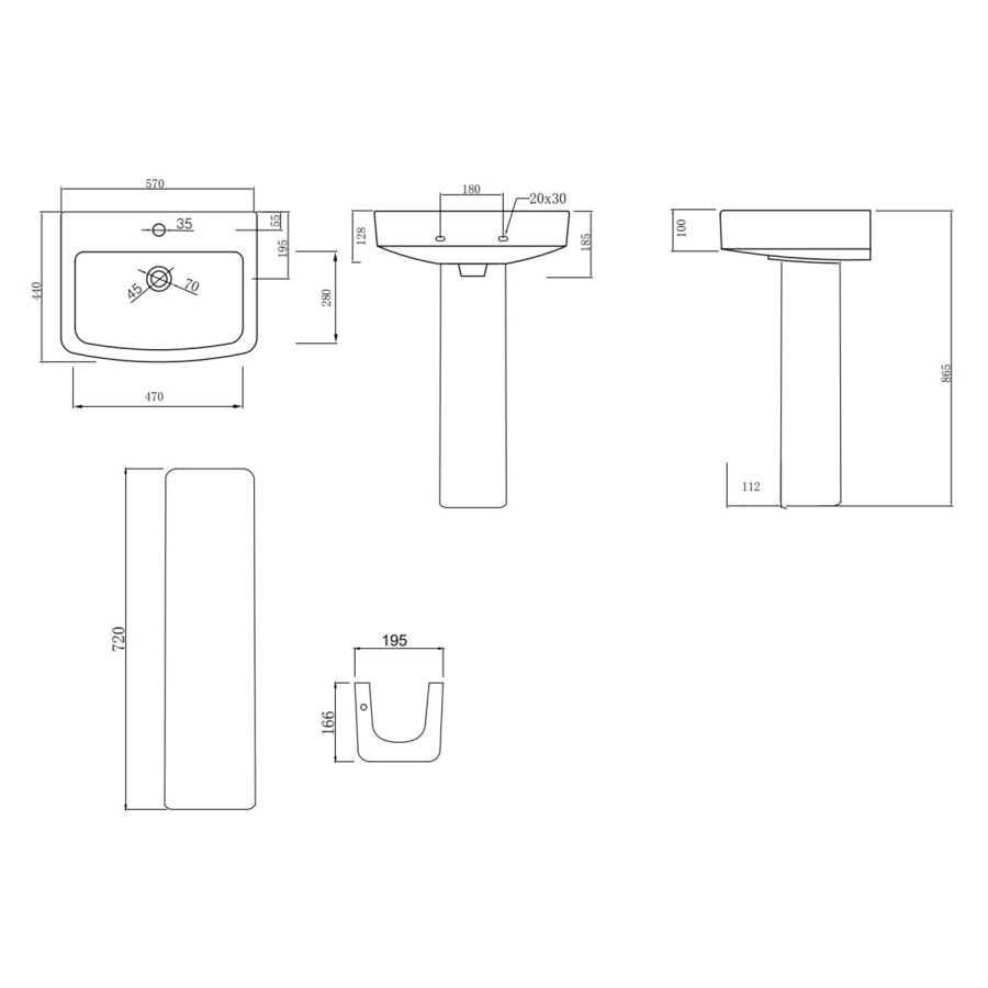1700 x 800mm Chrome Walk in Shower Enclosure Suite with Toilet and Basin - Corvus