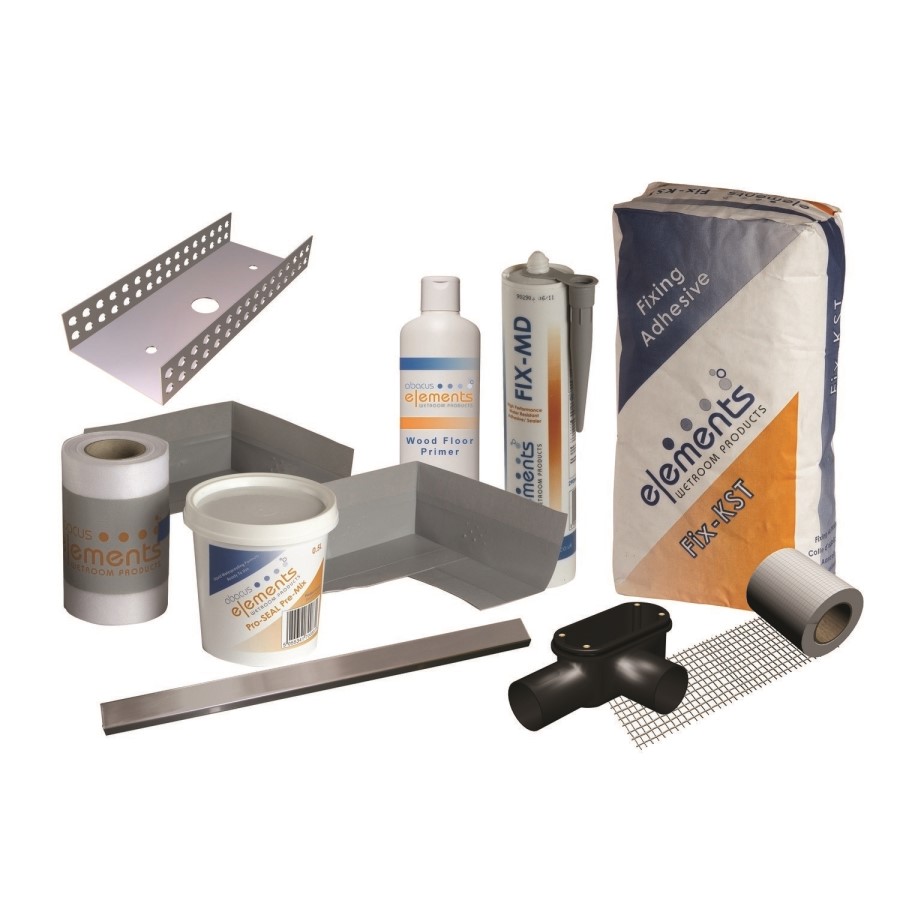 1200x900mm Wet Room Tile-Ready Shower Tray with Wet Room Install & Linear Waste Drainage Kit