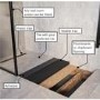 1200x900mm Wet Room Tile-Ready Shower Tray with Wet Room Install & Linear Waste Drainage Kit