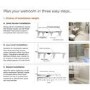 1200x900mm Wet Room Tile-Ready Shower Tray with Wet Room Install & Linear Waste Drainage Kit