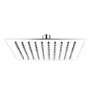 250mm Chrome Ultra Slim Square Shower Head