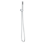 Chrome 2 Outlet Thermostatic Mixer Shower Set With Hand Shower and Pencil Bath Filler Spout - Arissa
