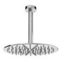 Chrome 2 Outlet Ceiling Mounted Thermostatic Mixer Shower Set with Hand Shower and Wall Bracket - Arissa