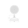 Chrome 2 Outlet Ceiling Mounted Thermostatic Mixer Shower Set with Hand Shower - Cambridge