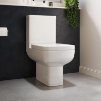Close Coupled Short Projection Toilet with Soft Close Seat - Seren