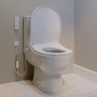 Addison Close Coupled Open Back Smart Bidet Japanese Toilet with Heated Seat - Purificare
