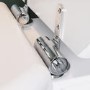 Traditional Close Coupled Toilet with Wooden Soft Close Seat & Chrome Fittings - Park Royal