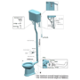 Traditional High Level Short Projection Toilet with Black Wooden Soft Close Seat - Park Royal