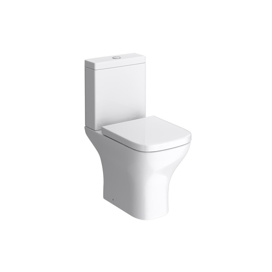 Close Coupled Comfort Height Short Projection Toilet with Soft Close Seat - Austin