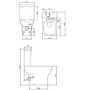 Close Coupled Comfort Height Short Projection Toilet with Soft Close Seat - Austin