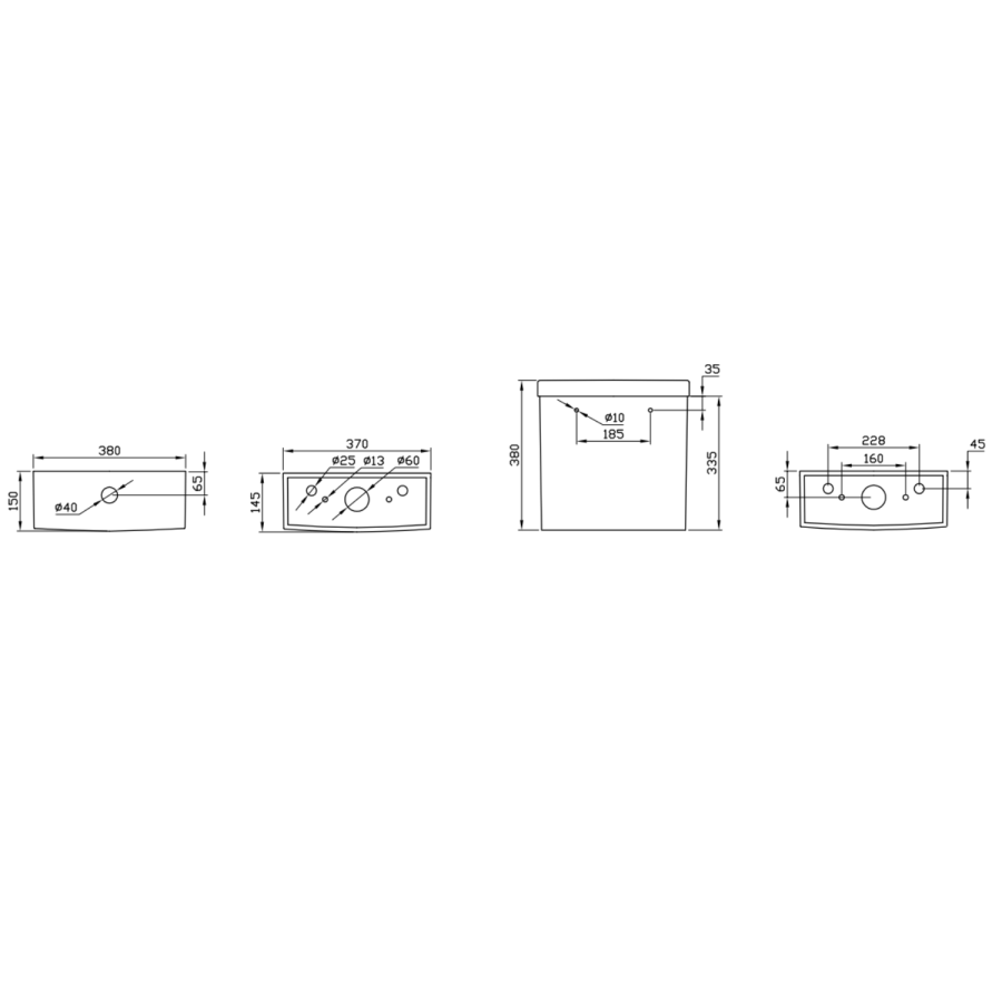 Close Coupled Comfort Height Short Projection Toilet with Soft Close Seat - Austin