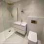 ONLY OPENED - 600mm White Wall Hung Vanity Unit with Basin - Pendle