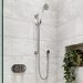 Chrome 1 Outlet Thermostatic Mixer Shower Set with Slide Rail Kit - Camden