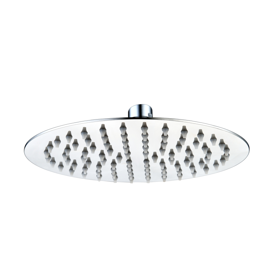 Chrome 2 Outlet Wall Mounted Thermostatic Mixer Shower Set with Integrated Hand Shower - Arissa