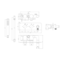 Chrome 2 Outlet Thermostatic Mixer Shower Set with Overflow Bath Filler - Arissa
