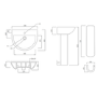 1200 x 800mm Left Hand Offset Quadrant Shower Enclosure Suite with Toilet & Basin - Carina