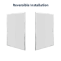 1100x700mm Chrome 6mm Glass Rectangular Sliding Shower Enclosure - Carina