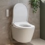 Newport Wall Hung Smart Bidet Japanese Toilet with Heated Seat - Purificare