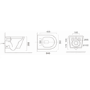 Newport Wall Hung Smart Bidet Japanese Toilet with Heated Seat - Purificare