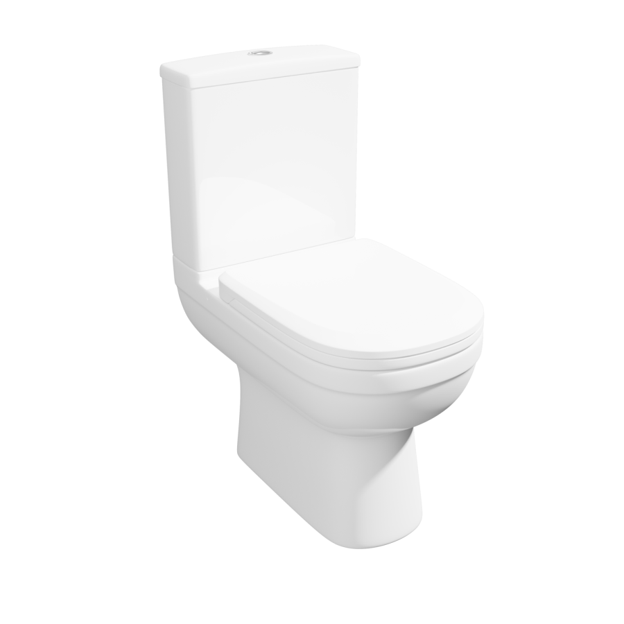 Close Coupled Toilet with Soft Close Seat - Addison