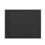 1000x800mm Rectangular Anti-Slip 30mm Slimline Black Stone Resin Shower Tray – Coast