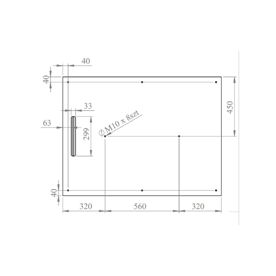 1200x900mm Rectangular Anti-Slip 30mm Slimline Black Stone Resin Shower Tray – Coast