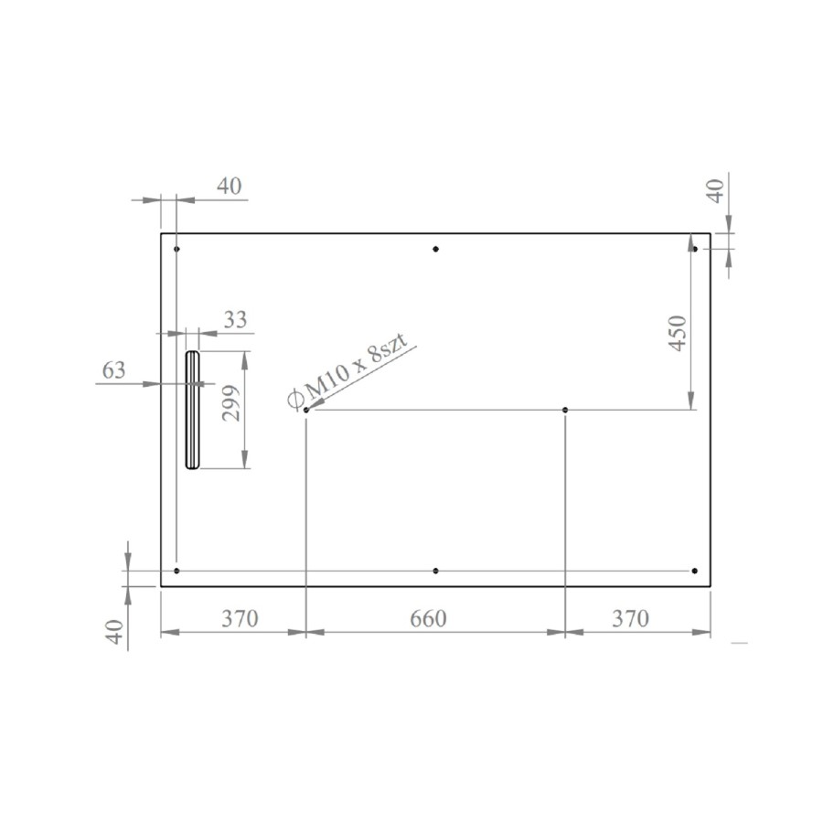 1400x900mm Rectangular Anti-Slip 30mm Slimline Black Stone Resin Shower Tray – Coast
