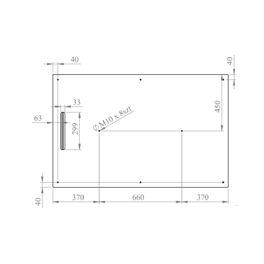1400x900mm Rectangular Anti-Slip 30mm Slimline White Stone Resin Shower Tray – Coast