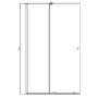 1200x800mm Chrome 8mm Glass Frameless Rectangular Sliding Shower Enclosure - Denver