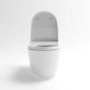 Wall Hung Smart Bidet Toilet with Gunmetal Flush Plate & 1168mm Frame & Cistern - Purificare 