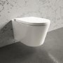 Wall Hung Smart Bidet Toilet with Gunmetal Flush Plate & 1168mm Frame & Cistern - Purificare 