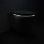 Wall Hung Smart Bidet Toilet with Gunmetal Flush Plate & 1168mm Frame & Cistern - Purificare 