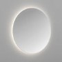 Round Backlit Bathroom Mirror with Battery Operated Lights 800mm - Elio