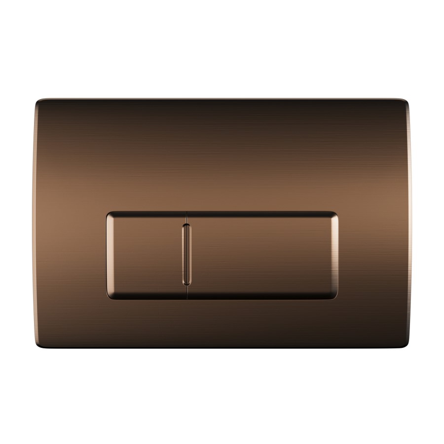 Wall Hung Smart Bidet Japanese Toilet with Heated Seat & Brushed Bronze Pneumatic Flush Plate, 1168mm Frame & Cistern - Purificare