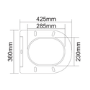 Wall Hung Rimless Toilet with Soft Close Seat, Gunmetal Pneumatic Flush Plate, 820mm Frame & Cistern – Roma