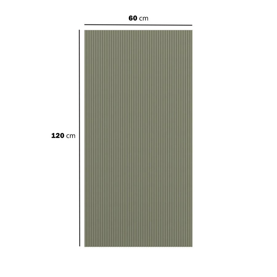 Paintable Mini Fluted Wall Panel - 120cm x 60cm - Delamere