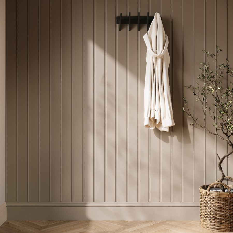 Paintable Tongue & Groove Wall Panel - 240cm x 60cm - Delamere