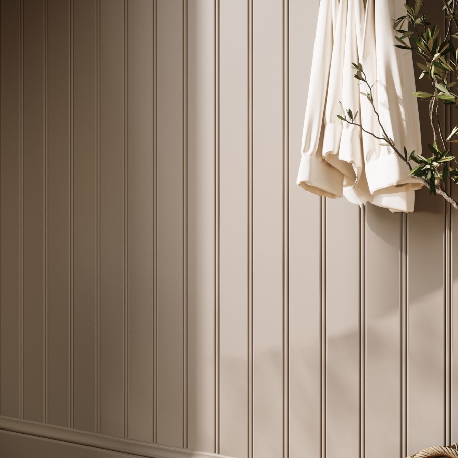 Paintable Tongue & Groove Wall Panel - 240cm x 60cm - Delamere