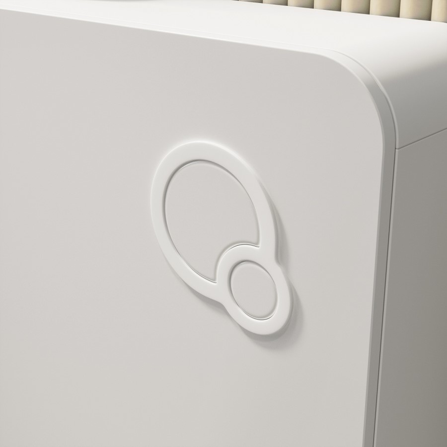 Wall Hung Toilet with White Glass Cabinet, Cistern & Pneumatic Dual Flush Button - Roma