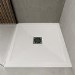 800x800mm Square 25mm Slimline White Stone Resin Shower Tray – Harmony
