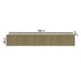 Multifunctional Large Oak Ribbed Floating TV Stand with Storage - TV's up to 85" - Hazel