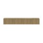 Multifunctional Large Oak Ribbed Floating TV Stand with Storage - TV's up to 85" - Hazel