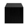 Multifunctional Black Ribbed Floating TV Stand - TV's up to 75" - Hazel