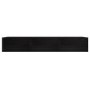 Black Floating Wall Mounted TV Stand - TV's up to 75" - Hiro