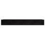 Large Black Floating Wall Mounted TV Stand - TV's up to 85" - Hiro